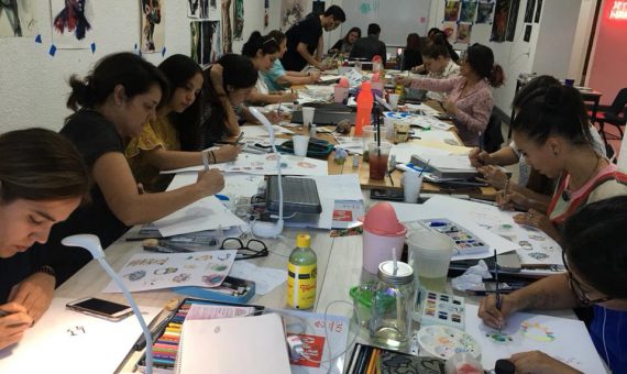 5 AÑOS ILUSTRANDO CON  BARBARA BROCCHI