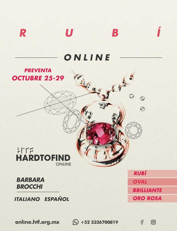 PRE-VENTA // EL RUBI Y EL ORO ROSA // ONLINE