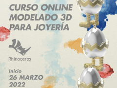 MODELADO 3D PARA JOYERÍA // ONLINE // PRINCIPIANTES